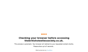 Thebritishsteeliessociety.co.uk thumbnail