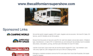 Thecaliforniarvsupershow.com thumbnail