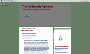 Thecalligraphyalphabet.blogspot.com thumbnail