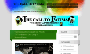 Thecalltofatima.wordpress.com thumbnail