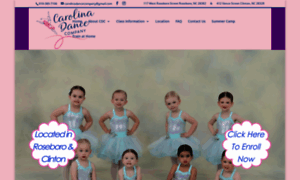 Thecarolinadancecompany.com thumbnail