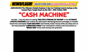 Thecashmachine.com.au thumbnail