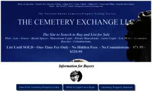 Thecemeteryexchange.com thumbnail