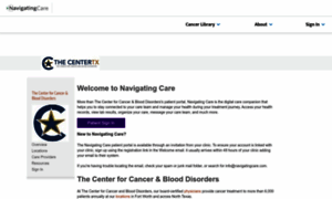 Thecentertx.navigatingcare.com thumbnail