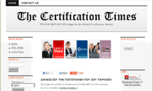 Thecertificationtimes.com thumbnail