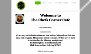 Thechefscornercafe.com thumbnail