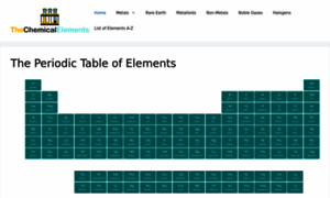 Thechemicalelements.com thumbnail