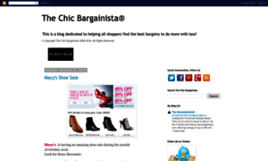 Thechicbargainista.com thumbnail