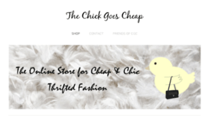 Thechickgoescheap.com thumbnail