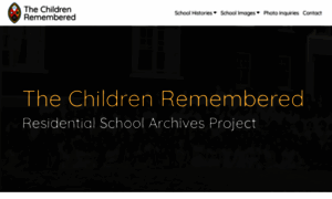 Thechildrenremembered.ca thumbnail