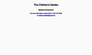 Thechildrensgarden.nz thumbnail