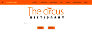 Thecircusdictionary.com thumbnail