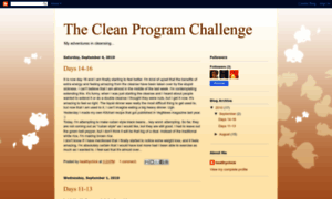 Thecleanprogramchallenge.blogspot.com thumbnail