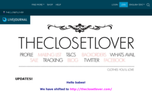 Theclosetlover.livejournal.com thumbnail