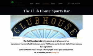 Theclubhousesportsbar.com thumbnail