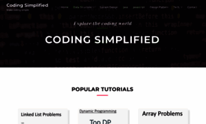 Thecodingsimplified.com thumbnail