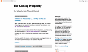 Thecomingprosperity.blogspot.com thumbnail
