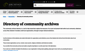 Thecommunityarchive.org.nz thumbnail