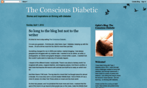 Theconsciousdiabetic.blogspot.com thumbnail