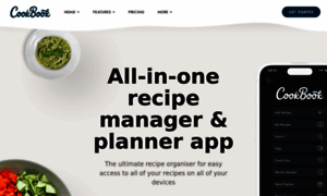 Thecookbookapp.com thumbnail