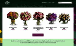 Thecountryflowershop.com thumbnail