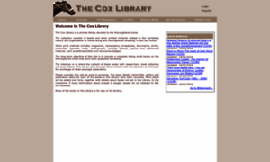 Thecoxlibrary.com thumbnail