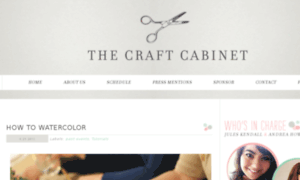 Thecraftcabinet.com thumbnail