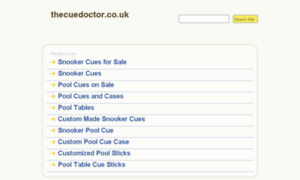 Thecuedoctor.co.uk thumbnail