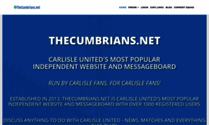 Thecumbrians.net thumbnail