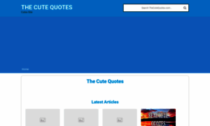 Thecutequotes.com thumbnail