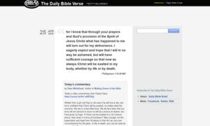 Thedailybibleverse.org thumbnail
