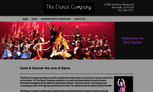 Thedancecompanyriverside.com thumbnail
