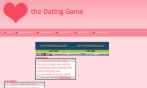 Thedatinggame.synthasite.com thumbnail