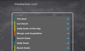 Thedealizer.com thumbnail