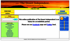 Thedesertinde.com thumbnail