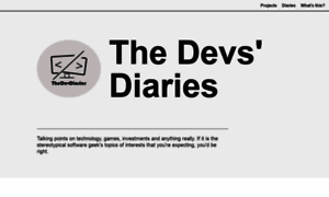 Thedevdiaries.com thumbnail