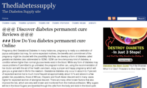 Thediabetessupply.org thumbnail