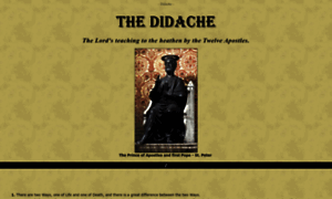 Thedidache.com thumbnail