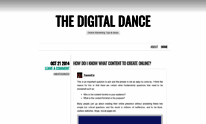 Thedigitaldance.wordpress.com thumbnail