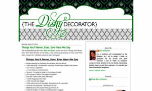 Thedishydecorator.blogspot.com thumbnail