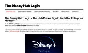 Thedisneyhublogin.com thumbnail