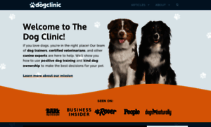 Thedogclinic.com thumbnail