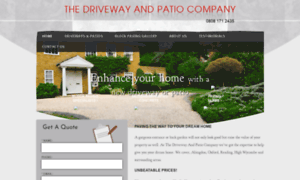 Thedrivewayandpatiocompany.co.uk thumbnail