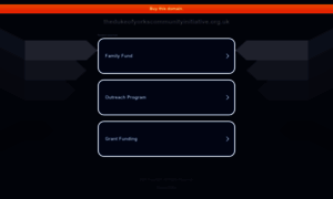 Thedukeofyorkscommunityinitiative.org.uk thumbnail