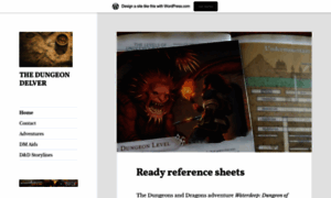 Thedungeondelver.wordpress.com thumbnail