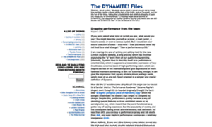 Thedynamitefiles.com thumbnail