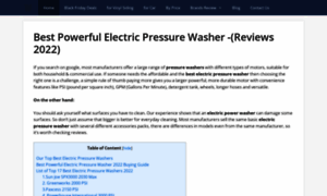 Theelectricpressurewasher.com thumbnail