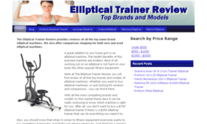 Theellipticaltrainerreview.com thumbnail