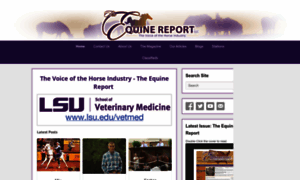 Theequinereport.com thumbnail