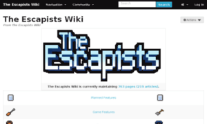 Theescapistswiki.com thumbnail
